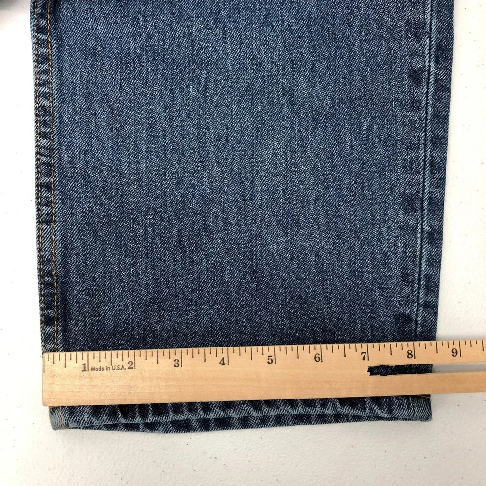Levis 550 Jeans Mens 36x29 Blue Medium Wash Relaxed Tapered Denim High Rise Norm